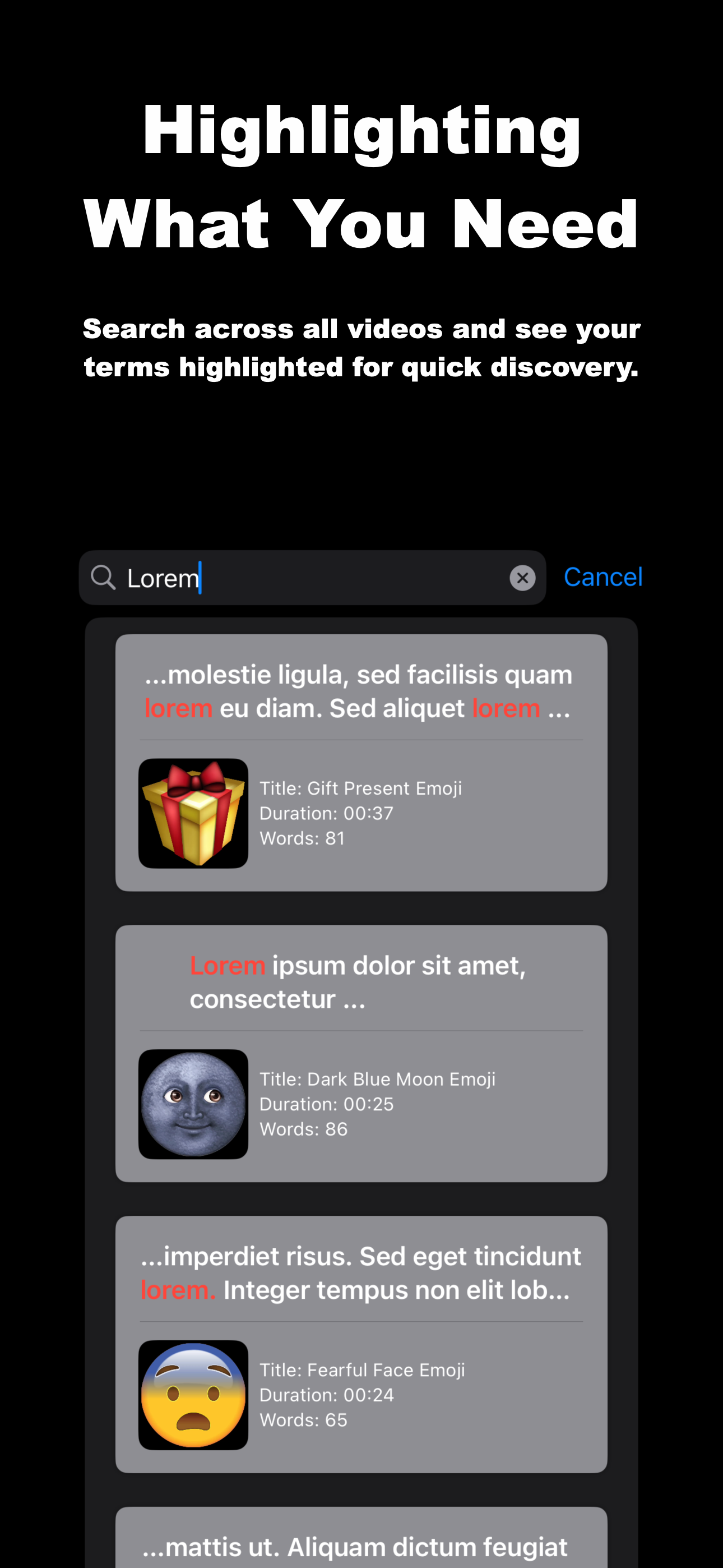 Spotlight Integration Screenshot